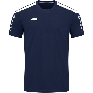 JAKO Sport-Tshirt Power (strapazierfähig, angenehmes Tragegefühl) marineblau Kinder