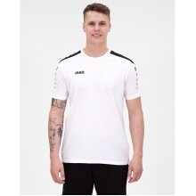 JAKO Sport-Tshirt Power (strapazierfähig, angenehmes Tragegefühl) weiss Herren