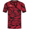 JAKO Sport-Tshirt Trikot Animal (Polyester-Interlock, angenehmes Tragegefühl) rot/schwarz Herren