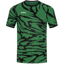 JAKO Sport-Tshirt Trikot Animal (Polyester-Interlock, angenehmes Tragegefühl) grün/schwarz Kinder