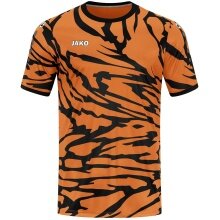 JAKO Sport-Tshirt Trikot Animal (Polyester-Interlock, angenehmes Tragegefühl) orange/schwarz Kinder