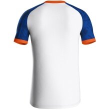 JAKO Sport-Tshirt Trikot Iconic (Polyester-Interlock) weiss/royalblau/orange Kinder