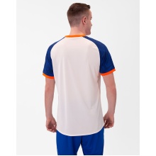 JAKO Sport-Tshirt Trikot Iconic (Polyester-Interlock) weiss/royalblau/orange Herren