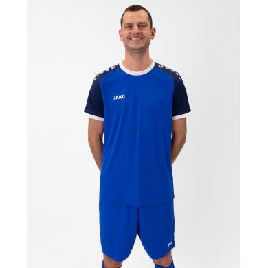 JAKO Sport-Tshirt Trikot Iconic (Polyester-Interlock) royalblau/marineblau Herren