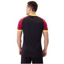 JAKO Sport-Tshirt Trikot Iconic (Polyester-Interlock) schwarz/pink/gelb Herren