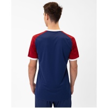 JAKO Sport-Tshirt Trikot Iconic (Polyester-Interlock) navyblau/rot Herren