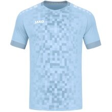 JAKO Sport-Tshirt Trikot Pixel (atmungsaktiv, schnelltrocknend) hellblau Kinder