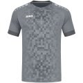 JAKO Sport-Tshirt Trikot Pixel (atmungsaktiv, schnelltrocknend) dunkelgrau Kinder