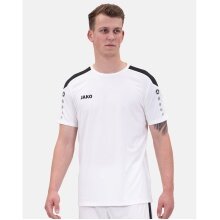 JAKO Sport-Tshirt Trikot Power (Polyester-Interlock, strapazierfähig) weiss Herren