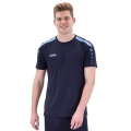 JAKO Sport-Tshirt Trikot Power (Polyester-Interlock, strapazierfähig) marineblau/skyblau Herren