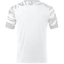 JAKO Sport-Tshirt Trikot Wild (Polyester-Stretch-Jersey) weiss/silbergrau Herren