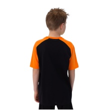 JAKO Sport-Tshirt Iconic (Polyester-Micro-Mesh) schwarz/neonorange Kinder