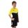 JAKO Sport-Tshirt Iconic (Polyester-Micro-Mesh) schwarz/gelb Kinder