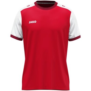 JAKO Sport-Tshirt Dynamic Trikot (Polyester-Micro-Mesh) rot/weiss Kinder