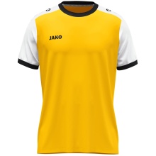 JAKO Sport-Tshirt Dynamic Trikot (Polyester-Micro-Mesh) gelb/weiss Kinder