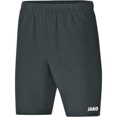 JAKO Sporthose Short Classico (Stretch-Micro-Twill, Seitentaschen) anthrazitgrau Kinder