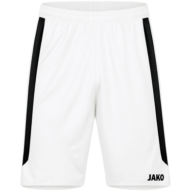 JAKO Sporthose Power (Polyester-Interlock, elastisch, schnelltrocknend) kurz weiss Kinder