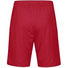 JAKO Sporthose Power (Polyester-Interlock, elastisch, schnelltrocknend) kurz rot/weiss Kinder