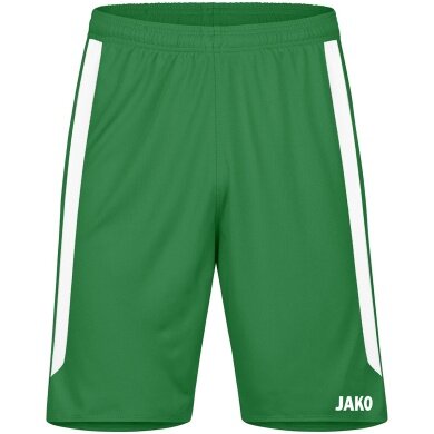 JAKO Sporthose Power (Polyester-Interlock, elastisch, schnelltrocknend) kurz grün Kinder