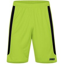 JAKO Sporthose Power (Polyester-Interlock, elastisch, schnelltrocknend) kurz neongrün Kinder