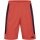 JAKO Sporthose Power (Polyester-Interlock, elastisch, schnelltrocknend) kurz orange/marineblau Kinder