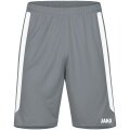 JAKO Sporthose Power (Polyester-Interlock, elastisch, schnelltrocknend) kurz dunkelgrau Kinder