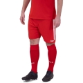 JAKO Sporthose Power (Polyester-Interlock, elastisch, schnelltrocknend) kurz rot/weiss Herren