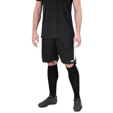 JAKO Sporthose Power (Polyester-Interlock, elastisch, schnelltrocknend) kurz schwarz Herren