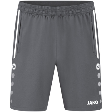 JAKO Sporthose Short Allround (Stretch-Micro-Twill) kurz anthrazitgrau Herren