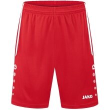 JAKO Sporthose Short Allround (Polyester-Interlock, Ohne Innenslip) kurz rot Herren