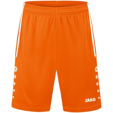 JAKO Sporthose Short Allround (Polyester-Interlock, Ohne Innenslip) kurz orange Herren