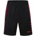 JAKO Sporthose Short Allround (Polyester-Interlock, Ohne Innenslip) kurz schwarz/rot Herren