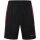 JAKO Sporthose Short Allround (Polyester-Interlock, Ohne Innenslip) kurz schwarz/rot Herren