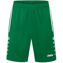 JAKO Sporthose Short Allround (Polyester-Interlock, Ohne Innenslip) kurz grün Jungen