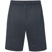 JAKO Sporthose Short Allround (Polyester-Interlock, Ohne Innenslip) kurz anthrazitgrau/lemon Jungen