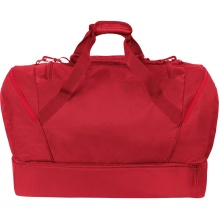 JAKO Sporttasche Jako mit Bodenfach (Größe M - 35 Liter) rot - 50x34x28cm