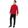 JAKO Trainingsanzug Polyester Classico (Jacke und Hose, 100% Polyester) rot/schwarz Herren