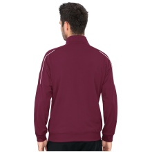 JAKO Trainingsanzug Polyester Classico (Jacke und Hose, 100% Polyester) bordeaux/schwarz Herren