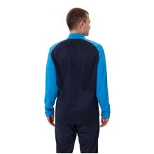 JAKO Trainingsanzug Polyester Iconic (Jacke und Hose, sportiver Schnitt) marineblau/hellblau/gelb Herren