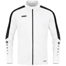 JAKO Trainingsanzug Polyester Power (Jacke und Hose) weiss/schwarz Herren