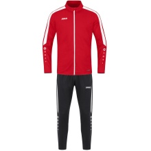 JAKO Trainingsanzug Polyester Power (Jacke und Hose) rot/schwarz Herren