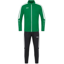 JAKO Trainingsanzug Polyester Power (Jacke und Hose) grün/schwarz Herren