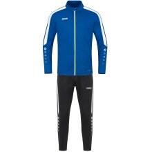 JAKO Trainingsanzug Polyester Power (Jacke und Hose) royalblau/schwarz Herren