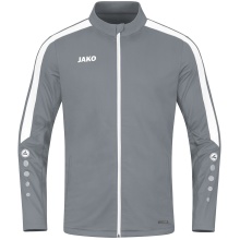 JAKO Trainingsanzug Polyester Power (Jacke und Hose) dunkelgrau/schwarz Herren