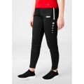 JAKO Trainingshose Pant Allround (Polyester-Terry, hoher Tragekomfort) lang schwarz Damen