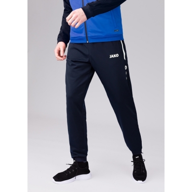 JAKO Trainingshose Allround (100% Polyester) lang marineblau Herren