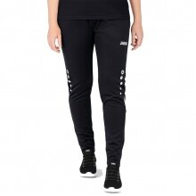 JAKO Trainingshose Pant Challenge (Double-Stretch-Knit, atmungsaktiv, hoher Tragekomfort) lang schwarz/weiss Damen