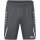 JAKO Trainingshose (Short) Challenge - Double-Stretch-Knit, Seitentaschen mit Reissverschluss - grau/weiss Jungen