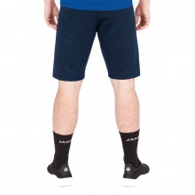 JAKO Trainingshose (Short) Challenge - Double-Stretch-Knit, Seitentaschen mit Reissverschluss - dunkelblau/royal Herren