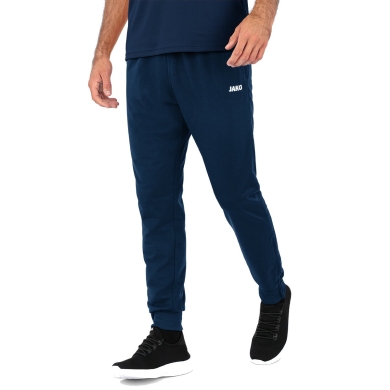 JAKO Trainingshose Polyesterhose Classico (Shiny-Polyester-Tricot) lang marineblau Herren